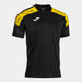 Joma Championship VIII Short Sleeve Shirt in black and yellow
