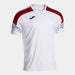 Joma Championship VIII Short Sleeve Shirt in white and red