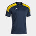 Joma Championship VIII Short Sleeve Shirt in navy and yellow