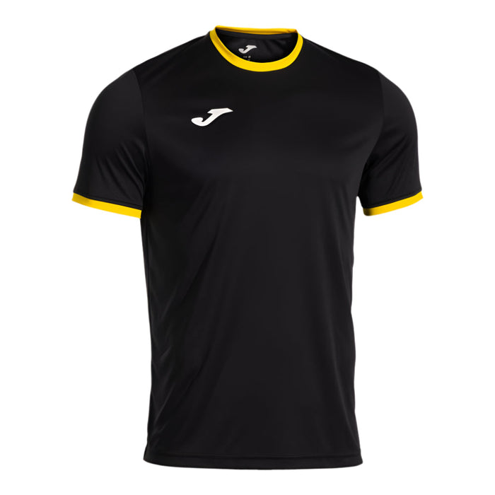 Joma Combi Premium Short Sleeve T-Shirt in black and yellow