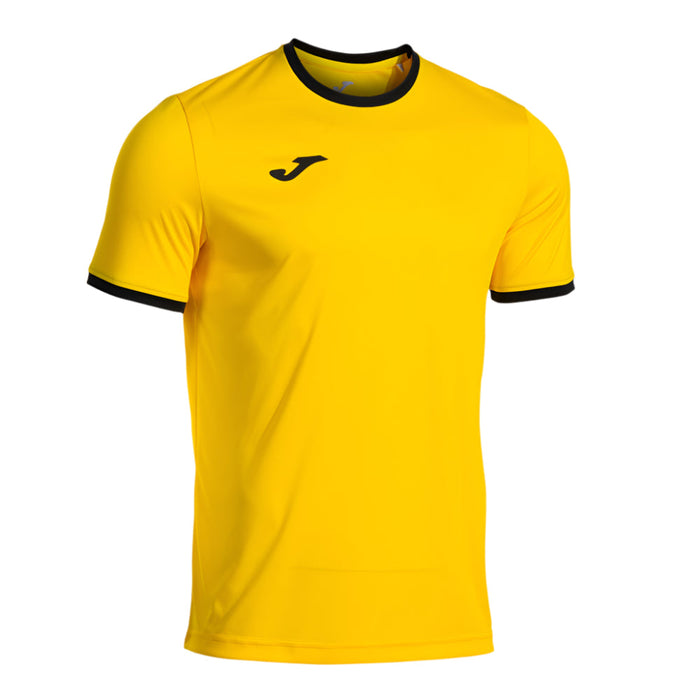 Joma Combi Premium Short Sleeve T-Shirt in yellow