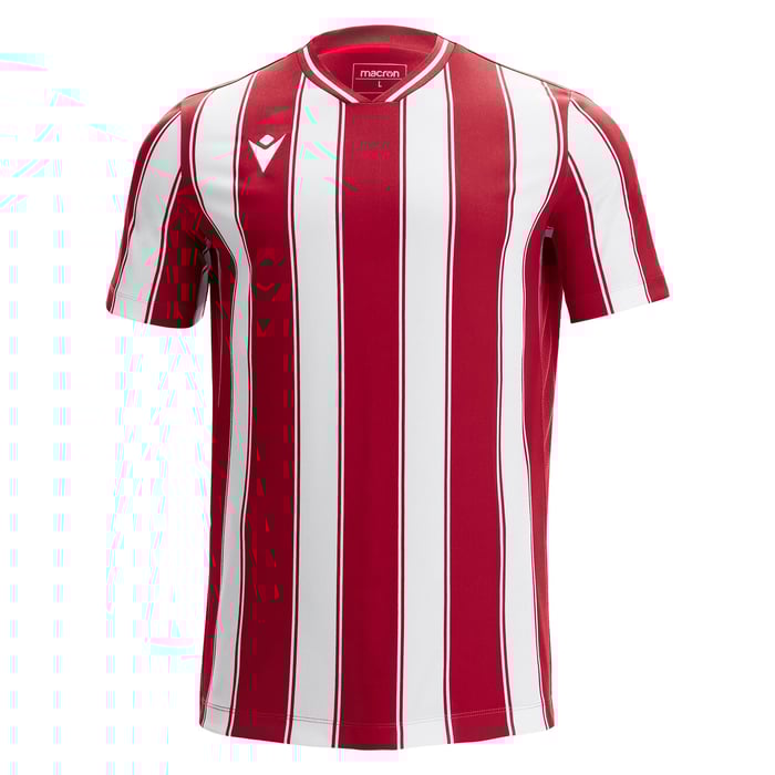 Macron Sceptrum Short Sleeve Shirt in red and white