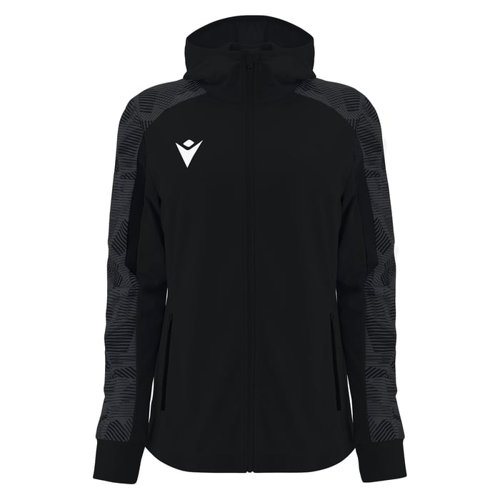 Macron Aphrodite Women's Full Zip Hoody in black
