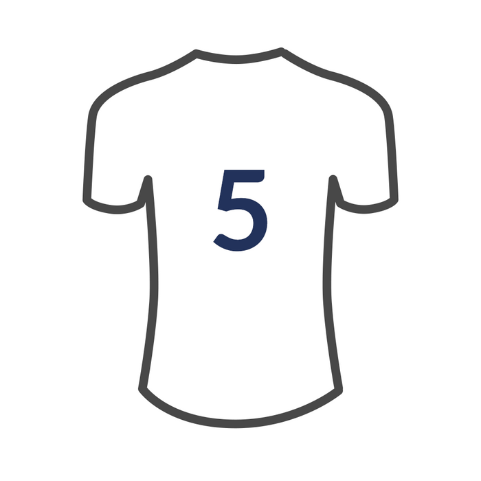 Printed Back Number