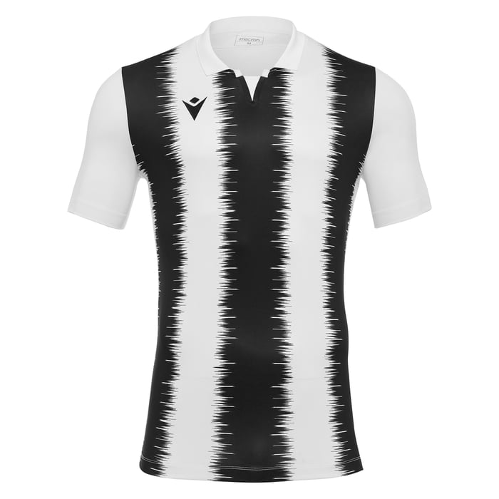 Macron Miram Short Sleeve Shirt in black and white