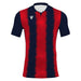 Macron Miram Short Sleeve Shirt in red and navy