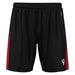 Macron Skara Eco Shorts in black and red