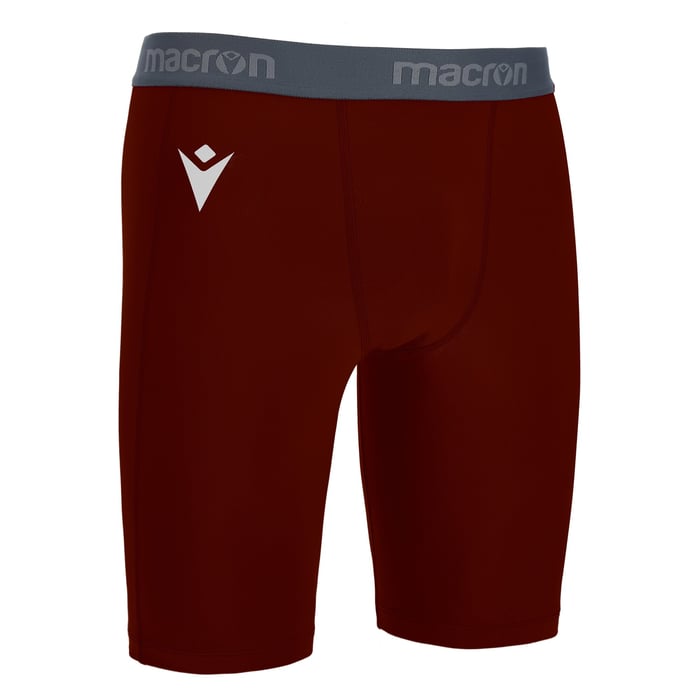 Macron Oak Compression Shorts in cardinal