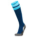 Macron Azlon Socks (5 Pack) in navy and sky blue
