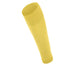 Yellow knee-high sock on a white background