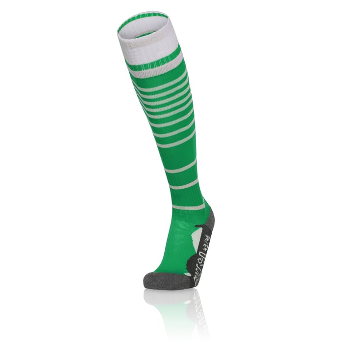 Macron Target Socks (5 Pack) in green and white