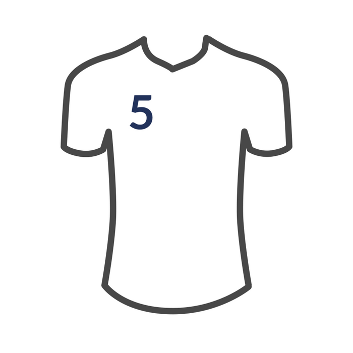 Printed Front Number