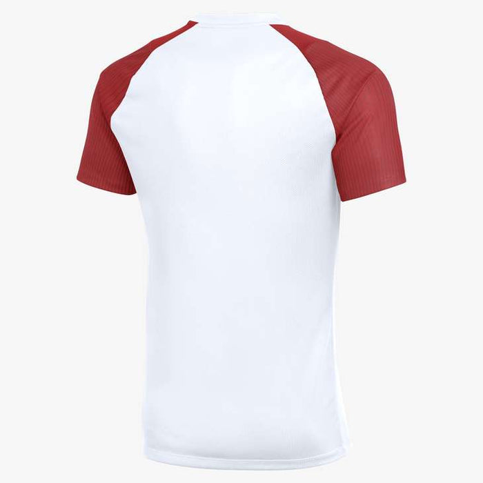 Nike Dri-Fit Academy II Short Sleeve Shirt in white/university red