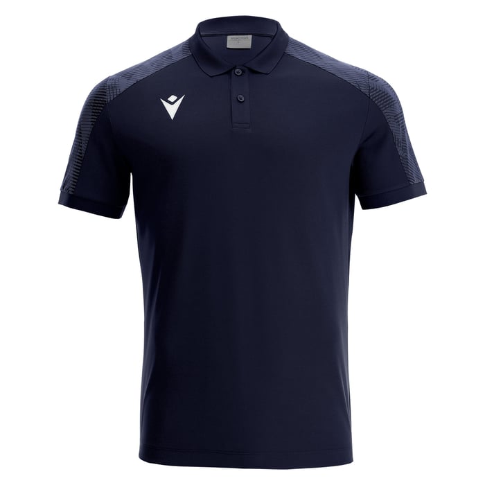 Macron Rock Short Sleeve Polo Shirt in navy