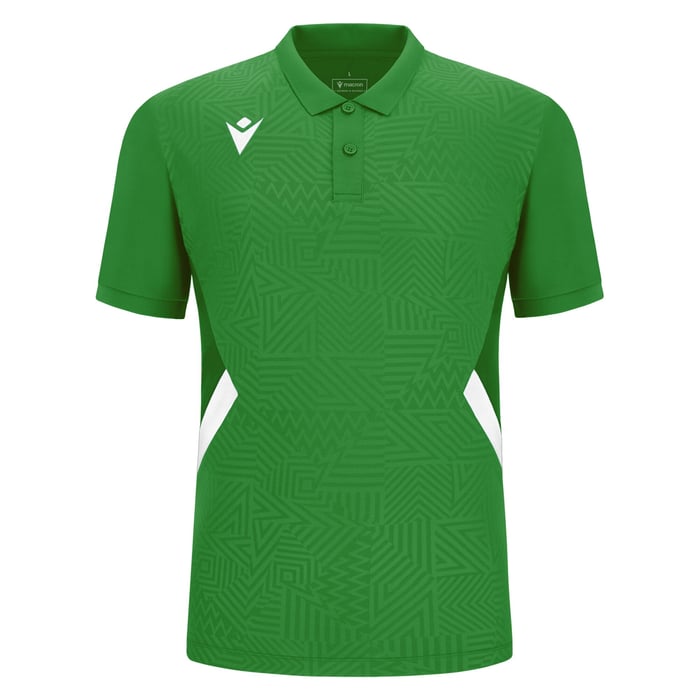 Macron Rap Short Sleeve Polo Shirt in green