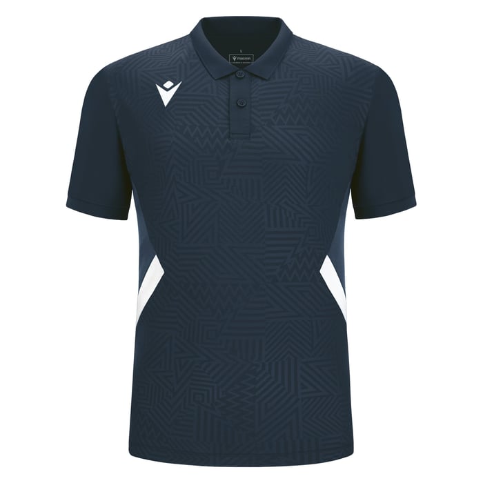 Macron Rap Short Sleeve Polo Shirt in navy
