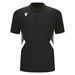 Macron Rap Short Sleeve Polo Shirt in black