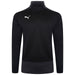 Puma Goal Training 1/4 Zip Top in Black/Asphalt