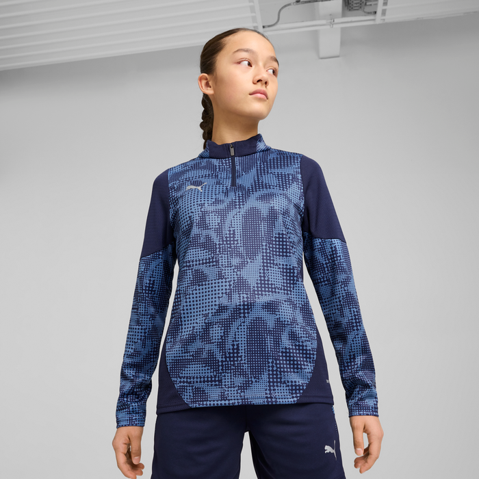 Puma Team CUP 25 Training 1/4 Zip Top in navy