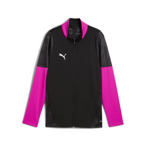 Puma Team CUP 25 Training Jacket in black/silver/deep orchid