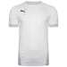 Puma Goal Shirt in White/Gray Violet