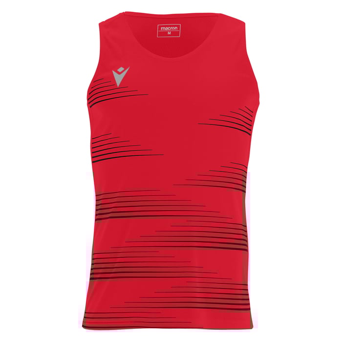 Macron Dorian Singlet in red