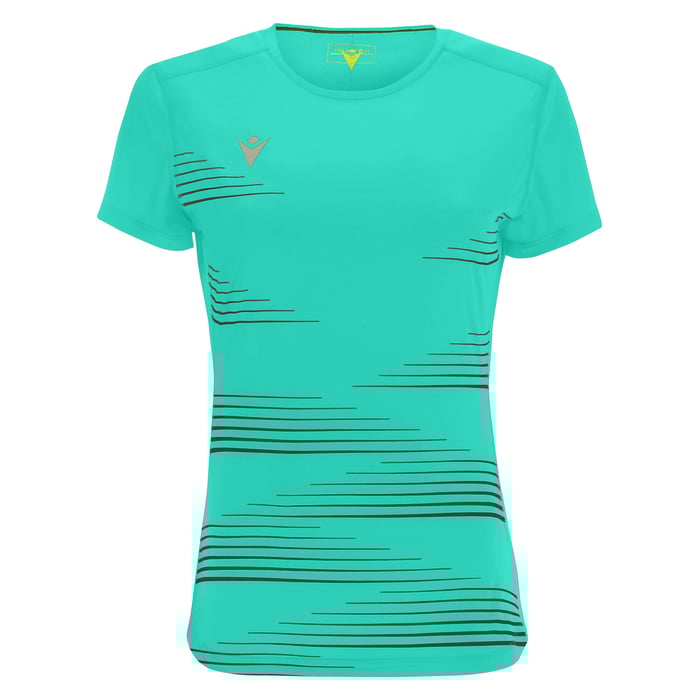 Macron Irma Women's Short Sleeve Shirt in turquoise