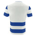 Macron Alcyon Short Sleeve Shirt in blue and white 