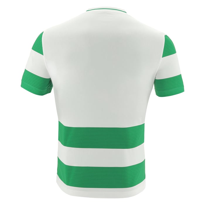 Macron Alcyon Short Sleeve Shirt in green and white