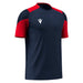 Macron Golem Short Sleeve Shirt in navy and red
