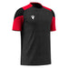 Macron Golem Short Sleeve Shirt in black and red