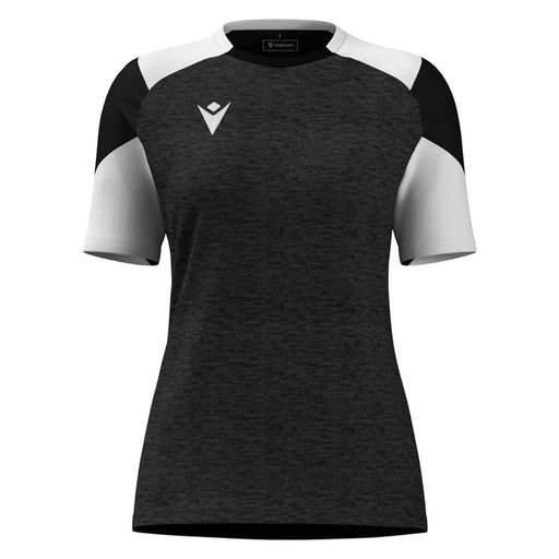 Macron Sphinx Women's Short Sleeve Shirt in black and white