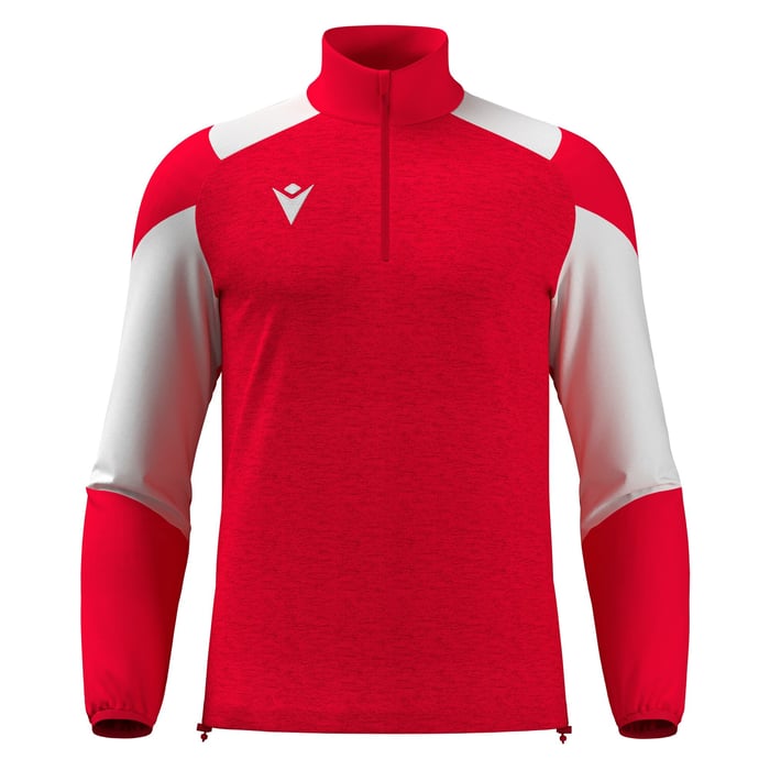 Macron Cuzco 1/4 Zip Top in red and white