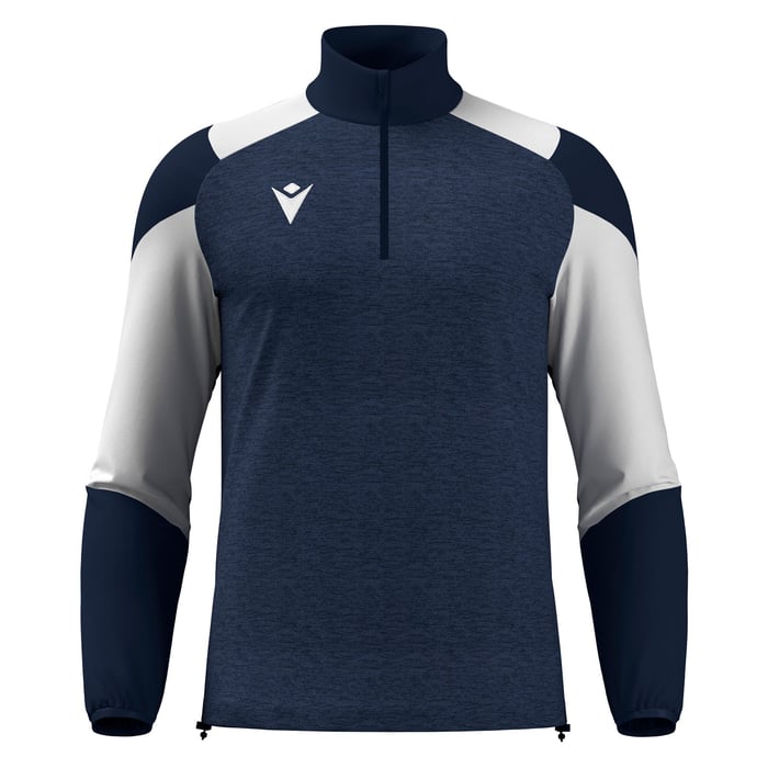 Macron Cuzco 1/4 Zip Top in navy and white