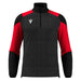 Macron Cuzco 1/4 Zip Top in black and red