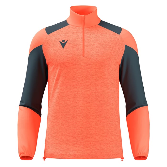 Macron Cuzco 1/4 Zip Top in orange and black