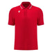 Macron Aulos Short Sleeve Polo Shirt in red
