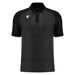 Macron Aulos Short Sleeve Polo Shirt in black