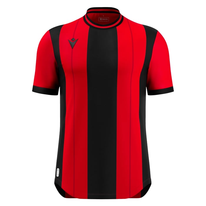 Macron Propus Eco Short Sleeve Shirt in red and black