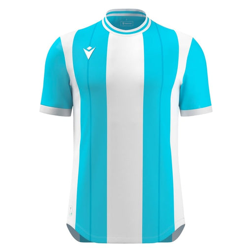 Macron Propus Eco Short Sleeve Shirt in sky blue and white