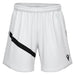 White shorts with a black stripe on a white background
