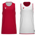 Macron X500 Reversible Basketball Shirt in red and white