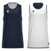 Macron X500 Reversible Basketball Shirt in navy and white