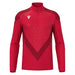 Macron Yaruga 1/4 Zip Top in red