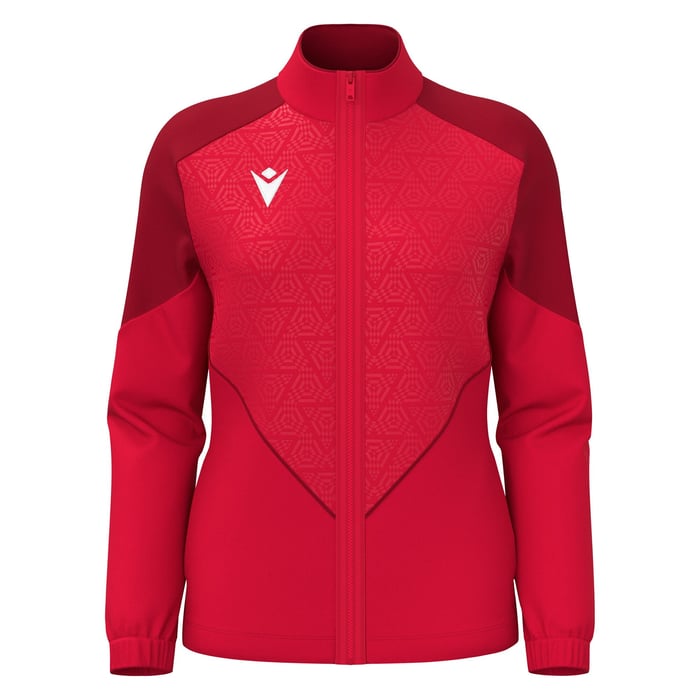 Macron Artemis Women's Full Zip Top in red