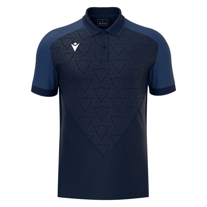 Macron Baldwin Short Sleeve Polo Shirt in blue