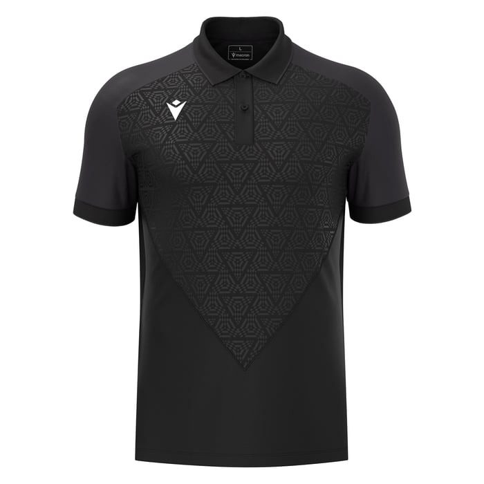 Macron Baldwin Short Sleeve Polo Shirt in black