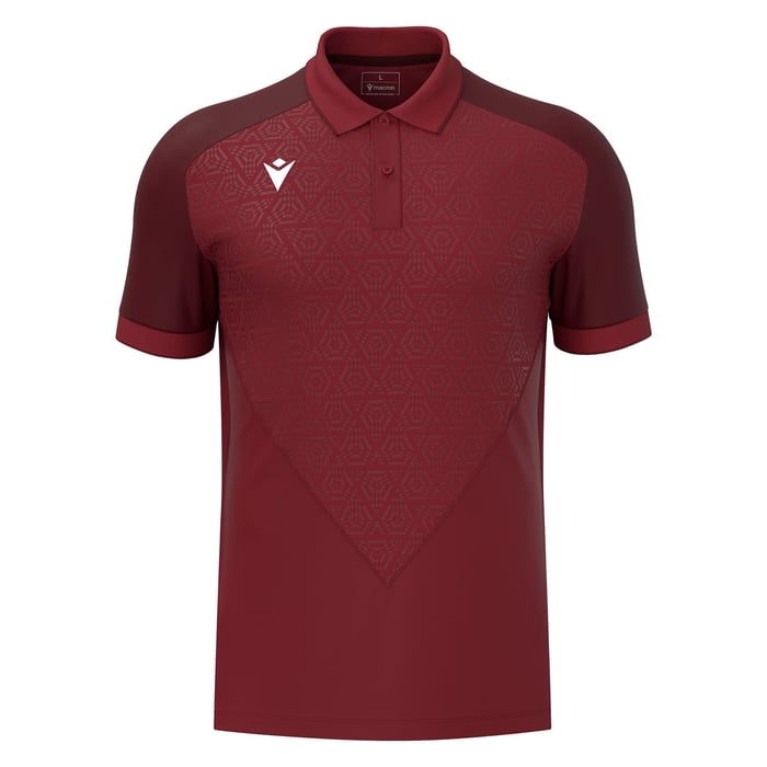 Macron Baldwin Short Sleeve Polo Shirt in red