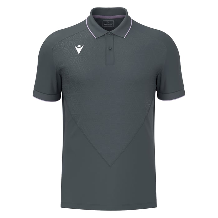 Macron Baldwin Short Sleeve Polo Shirt in grey