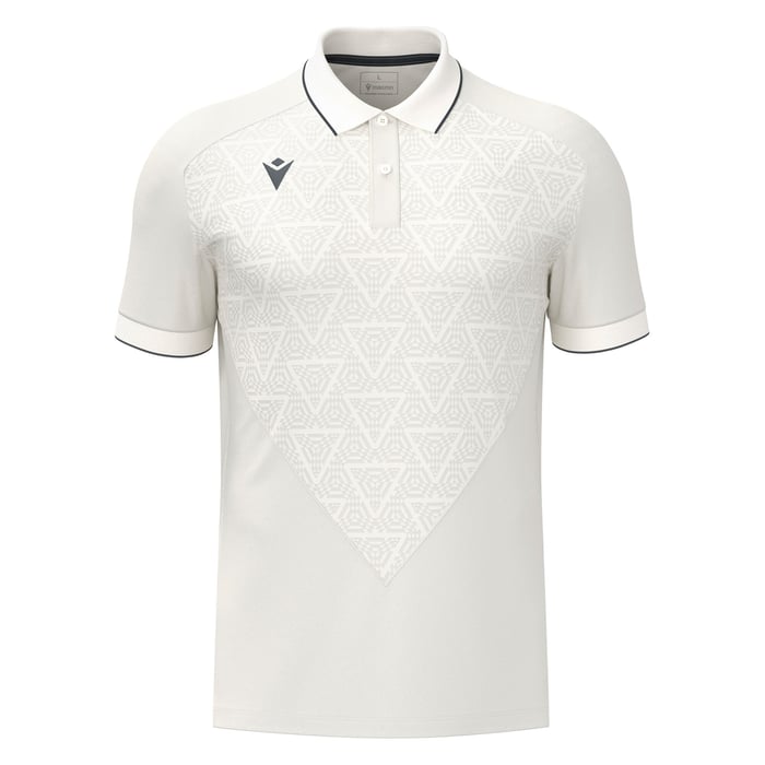 Macron Baldwin Short Sleeve Polo Shirt in white